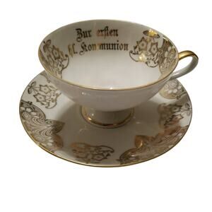 GAREIS KUHNL & CO GKC Bavaria Cup Saucer Kommunion